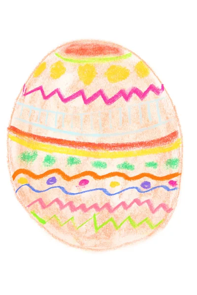 Easter egg drawing — Stock Photo, Image