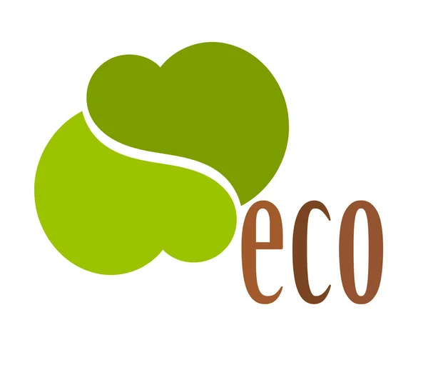 Eco logo symbol — Stock Vector