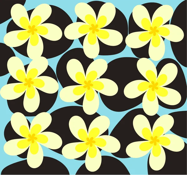 Frangipani spa — Stock Vector