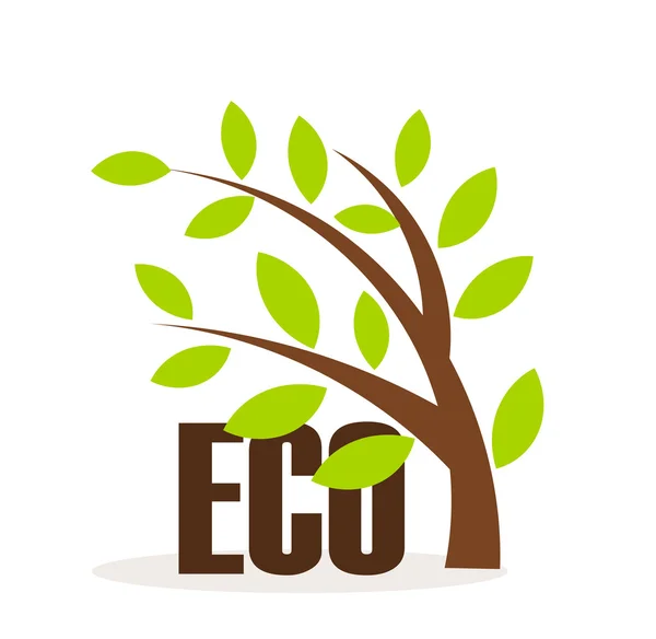 Eco símbolo — Vector de stock