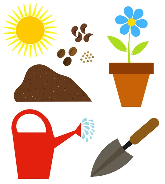 Στοιχεία κηπουρικής — Διανυσματικό Αρχείο