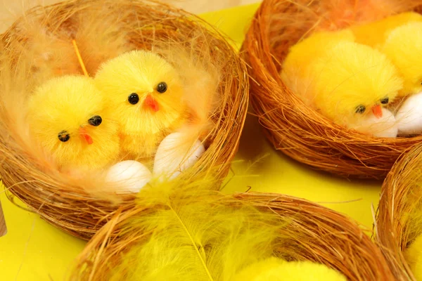 Easter chickens — Stock Photo, Image
