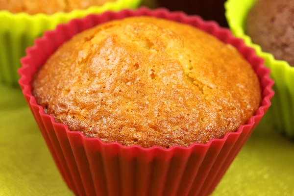 Cupcake vermelho — Fotografia de Stock