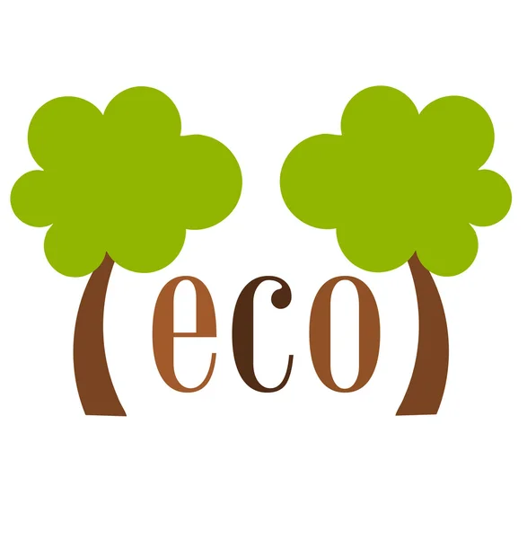 Simbolo dell'ecologia — Vettoriale Stock