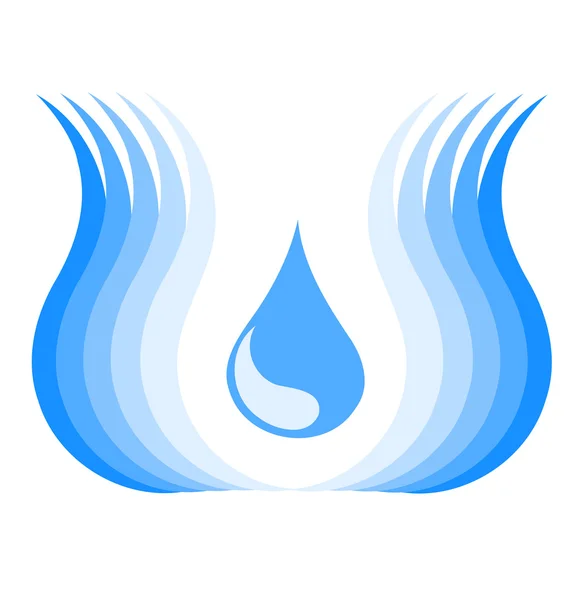 Water symbool — Stockvector