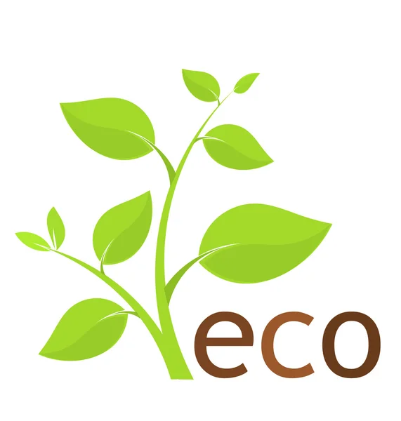 Eco φυτών — Διανυσματικό Αρχείο