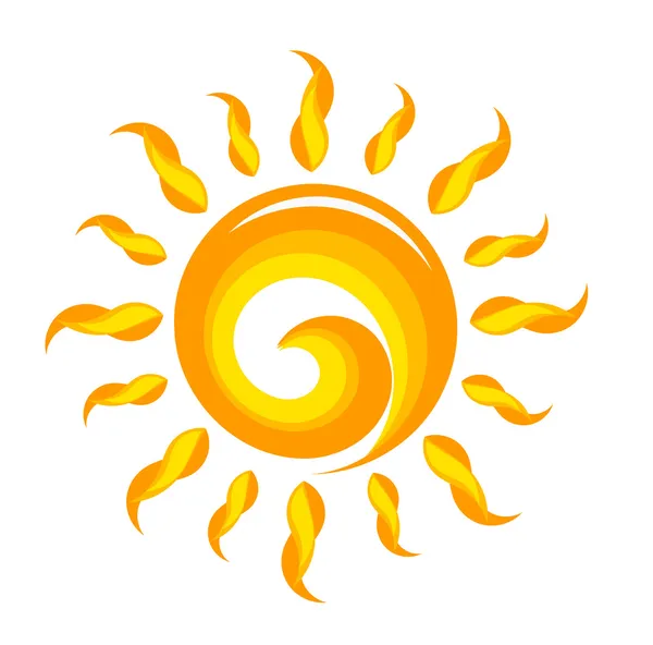 Illustration du soleil — Image vectorielle