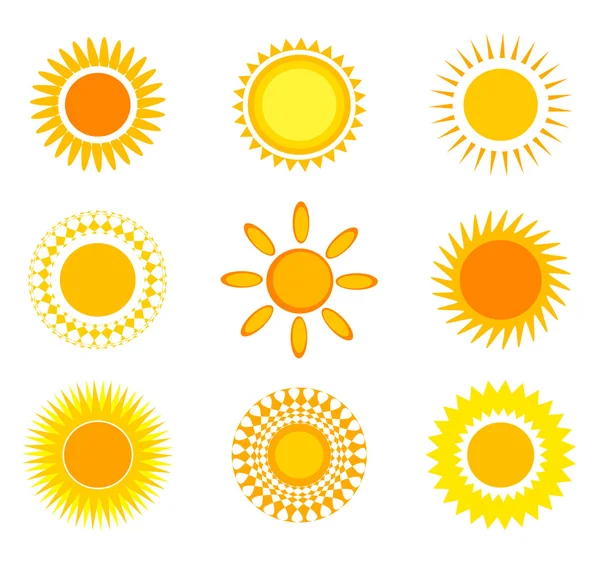 Suns колекції — стоковий вектор
