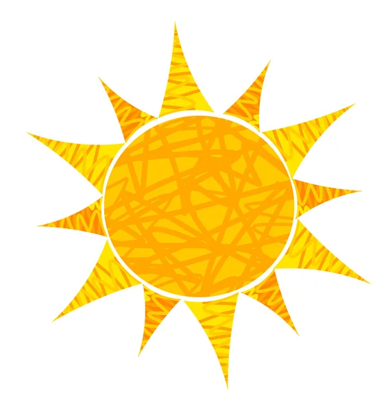 Illustration du soleil — Image vectorielle