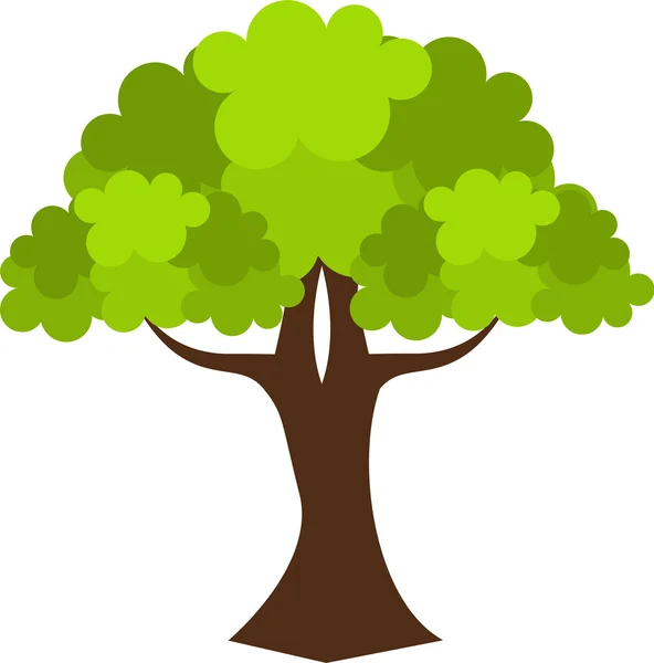 Oak tree — Stock Vector