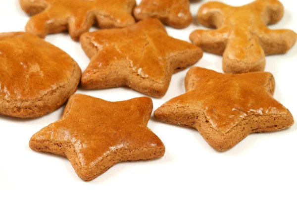 Lebkuchen zu Weihnachten — Stockfoto