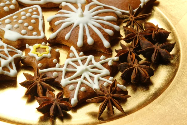 Gingerbread stars — Stock Photo, Image