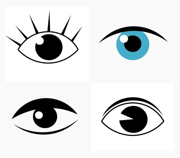 Ojos — Archivo Imágenes Vectoriales