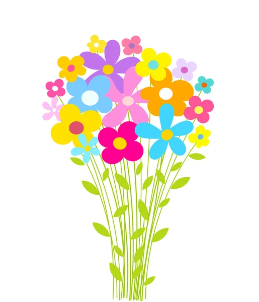 Flowers bouquet — Stock Vector