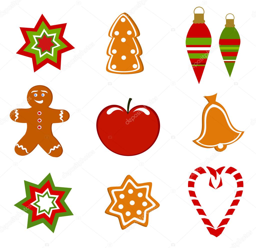 kerst symbolen — Stockvector © Studiobarcelona 30939709
