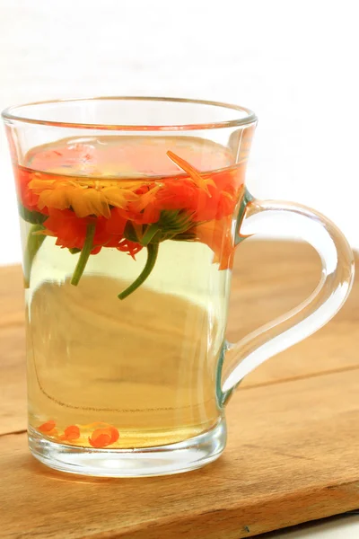 Calendula healthy tea — Stock Photo, Image