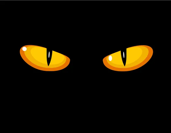 野生の猫の目 — ストックベクタ