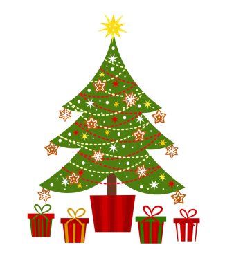Noel ağacı ve hediyeler