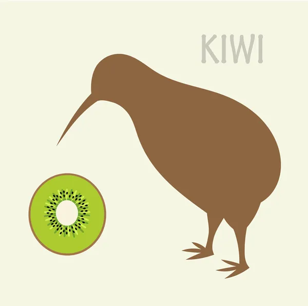 Kiwi. — Vector de stock