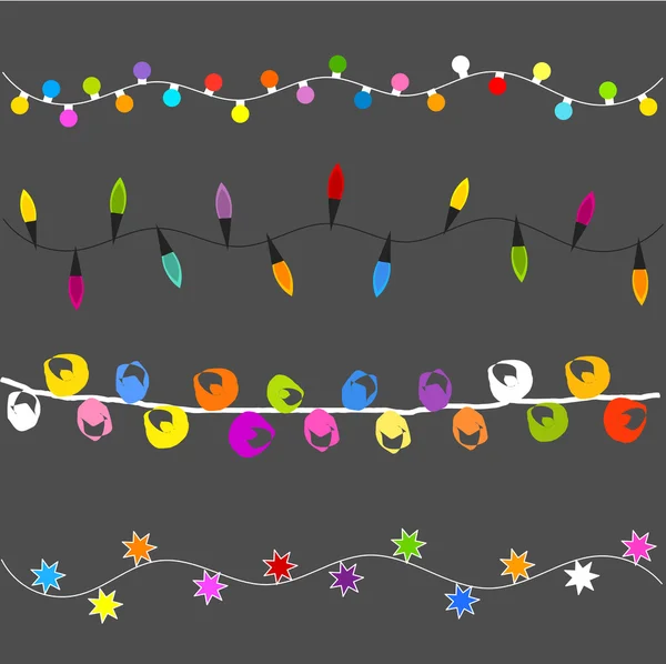 Lumières de Noël — Image vectorielle