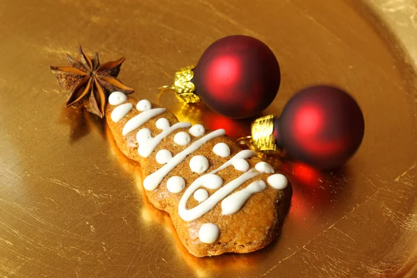 Christmas tree gingerbread — Stock Photo, Image