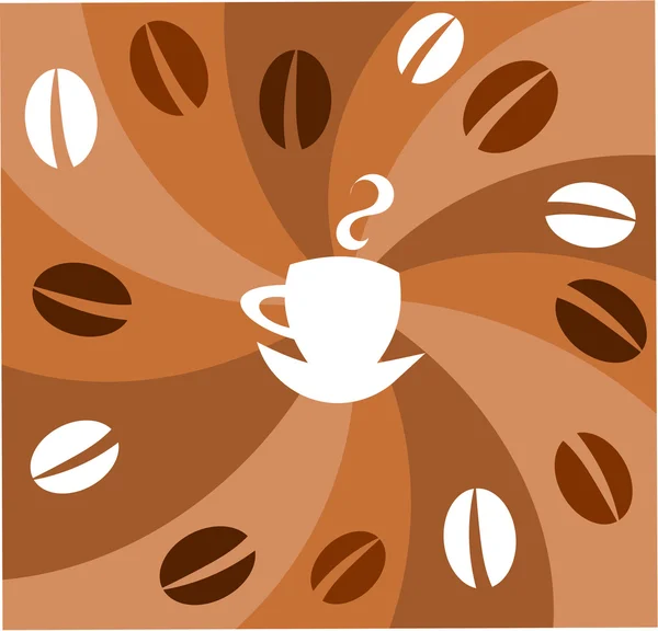 Kaffeevektor — Stockvektor