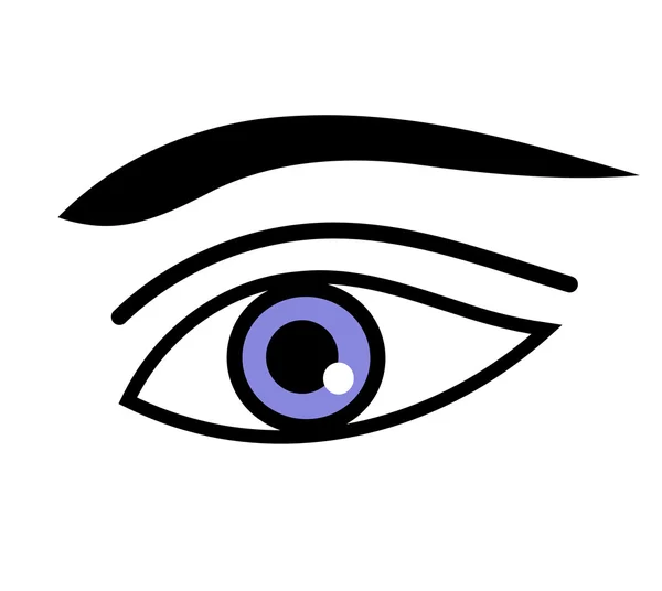 Olho feminino —  Vetores de Stock