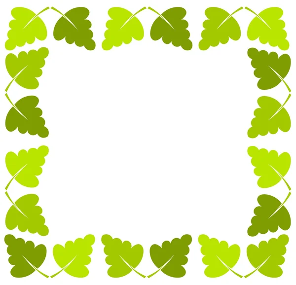 Leaf border — Stock Vector