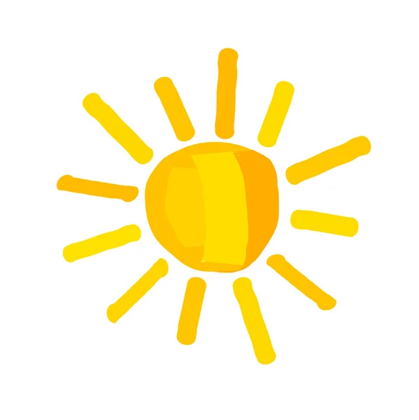 Illustration du soleil — Image vectorielle