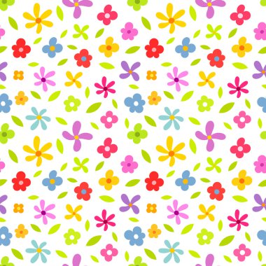 Çiçekler pürüzsüz desen