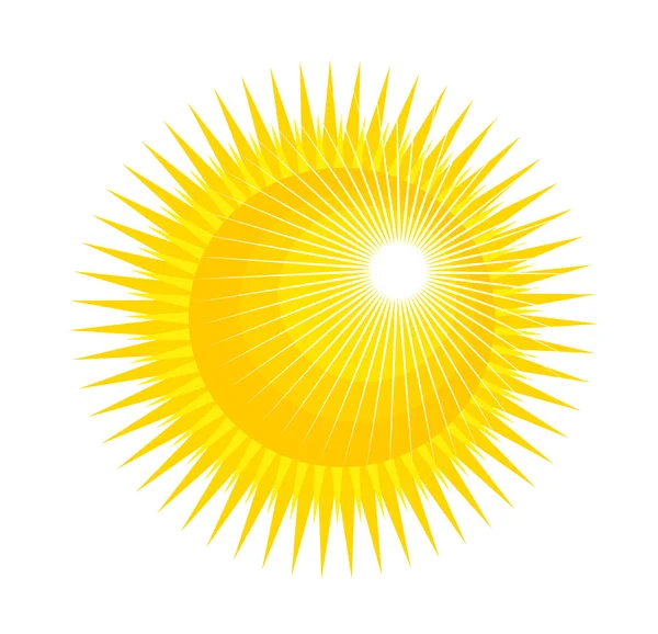 Ilustración del sol — Vector de stock