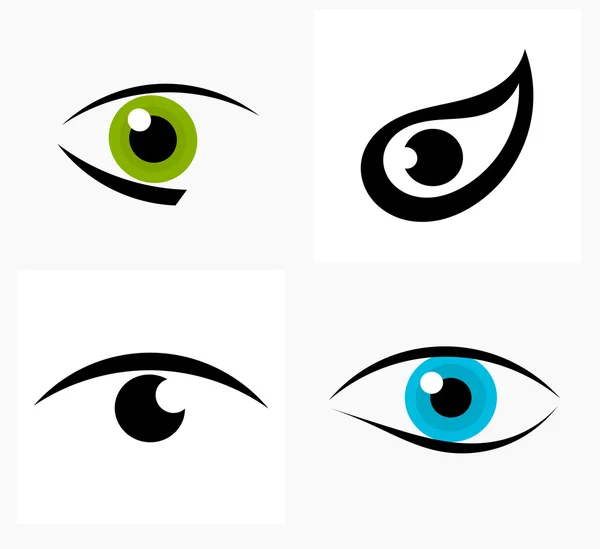 Eye symbols — Stock Vector