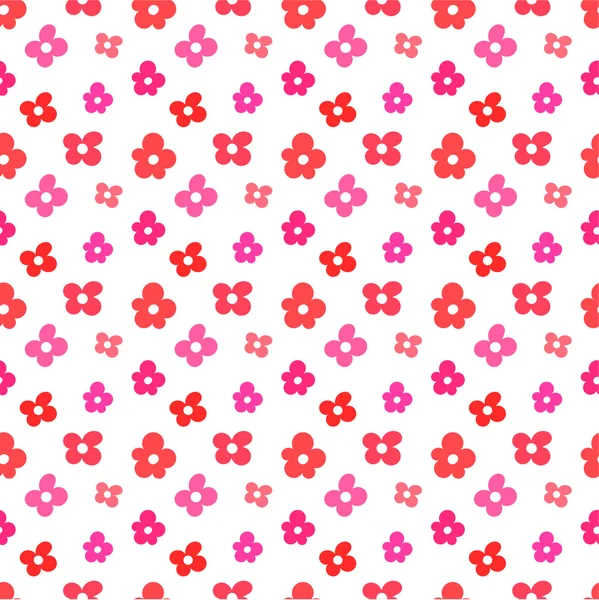 かわいい花のパターン — ストックベクタ