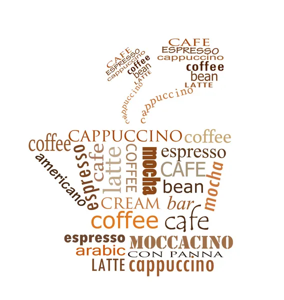 Kaffe kopp design — Stock vektor