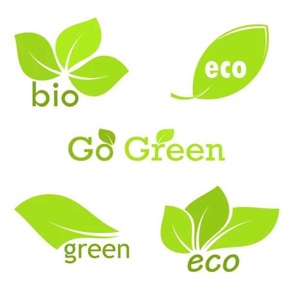 Eco leaf — Stock Vector