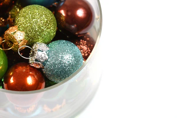 Closeup of Christmas balls — Stock Photo, Image