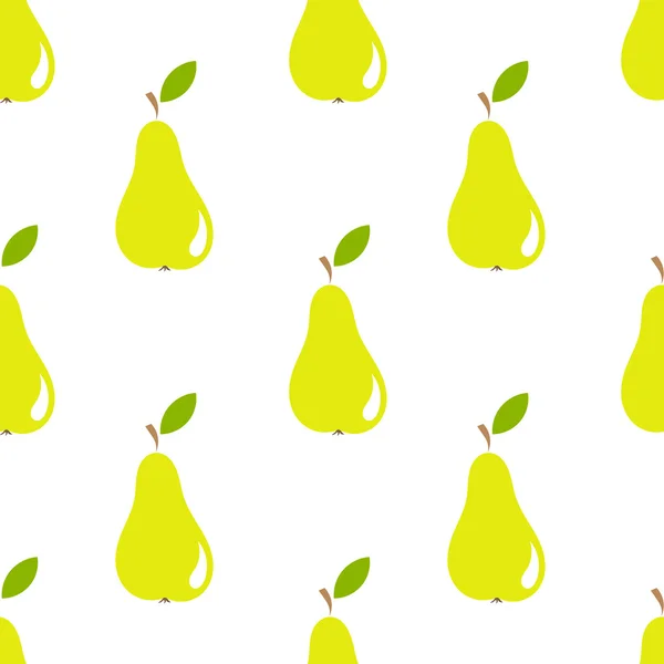 Pears pattern — Stock Vector