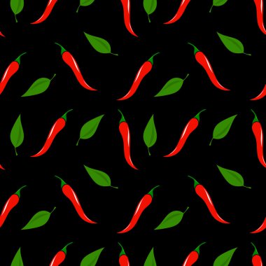 Chilli peppers seamless modeli
