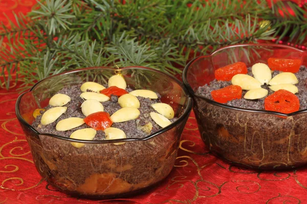 Польский рождественский десерт — стоковое фото
