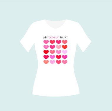 Kız t-shirt tasarım