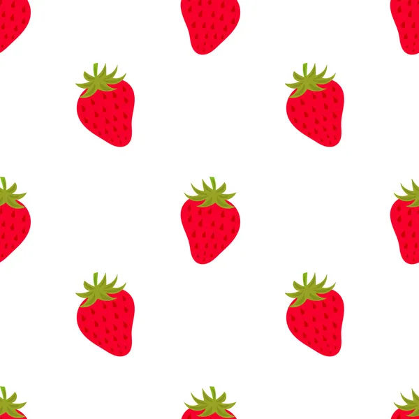딸기 패턴 — 스톡 벡터