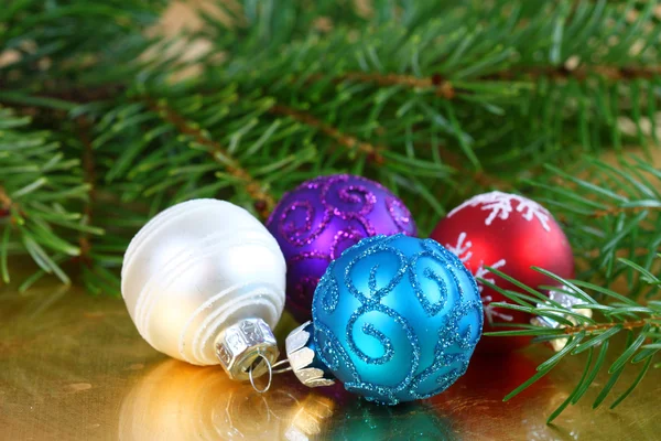 Christmas glass balls — Stock Photo, Image