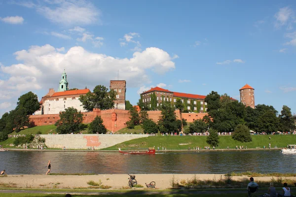 Wawel slott i Krakow — Stockfoto