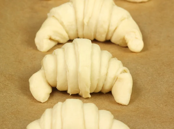 Bakken croissants — Stockfoto