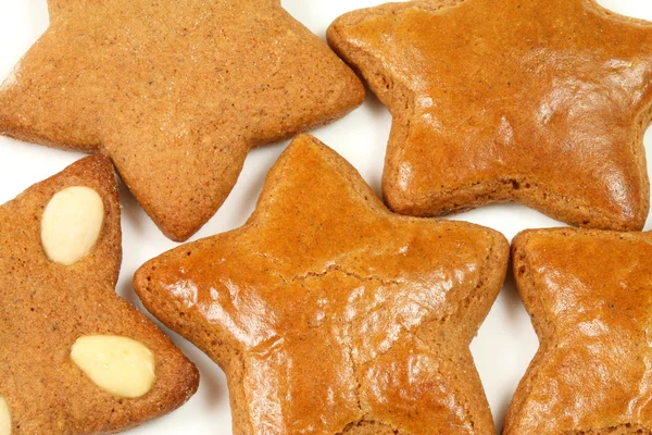 Pepparkakor stjärnor — Stockfoto