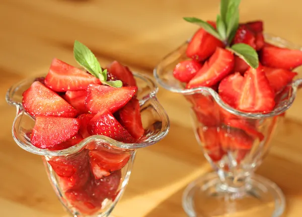 Strawberry dessert — Stock Photo, Image