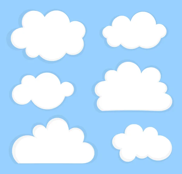 Himmel mit Wolken — Stockvektor