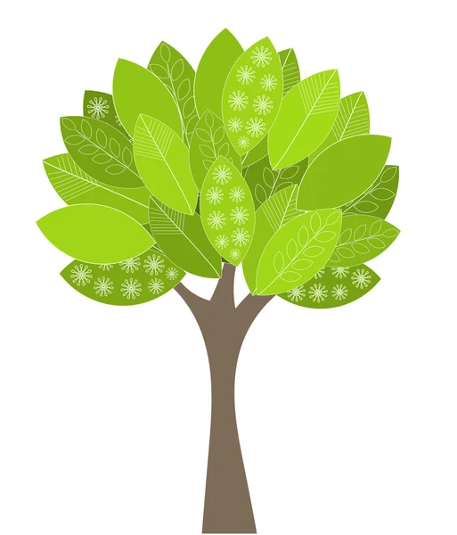 Tree illustration — Stock Vector