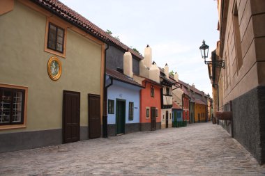 Golden lane in Prague clipart