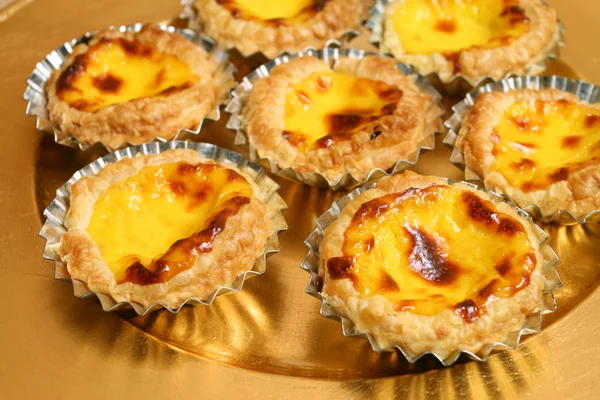 Sweet Egg tarts — Stock Photo, Image